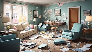 Wohnung die entr�mpelt werden muss