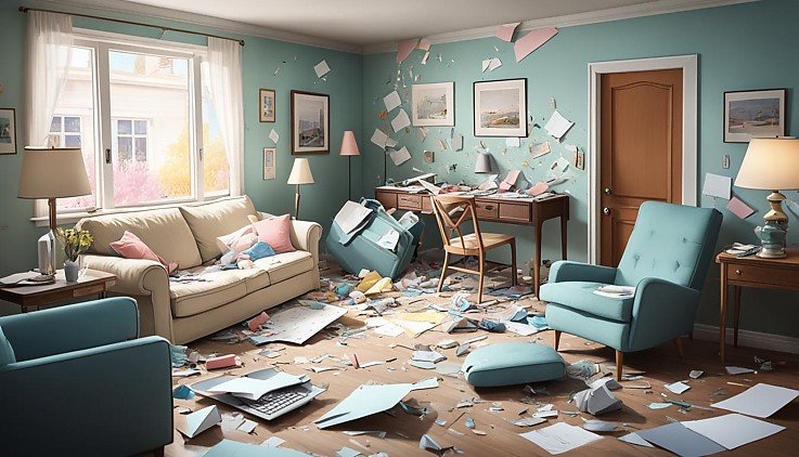 Wohnung die entr�mpelt werden muss