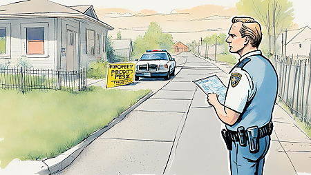 Grundst�ck ohne Zaun einfach betreten