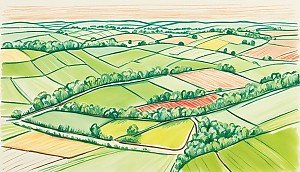 Ein Grundst�ck wo die Gemarktung online herausgefunden wurde