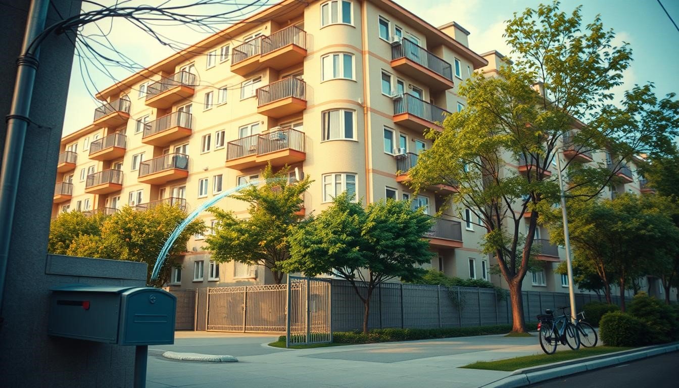 Haus wo die Grundsteuer auf die Mieter umgelegt wurden