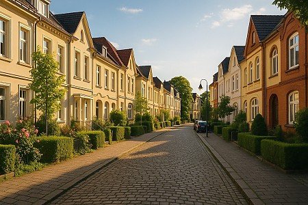Mietpreisentwicklung in einer Stadt