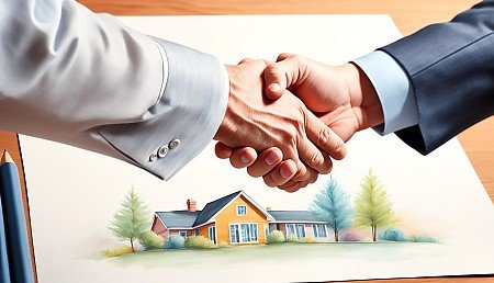 Mieter und Vermieter sagen dem Mietvertrag m�ndlich zu