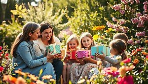 Eltern die Ihren Kindern etwas schenken wollen