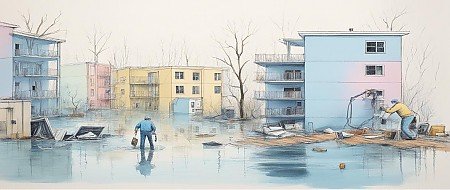 Mieter vor einem unverschuldeten Wasserschaden in seiner Mietwohnung