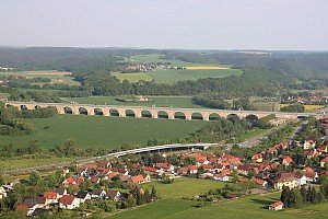 Zeigt den Immobilienmarkt von Jena aus der Luft