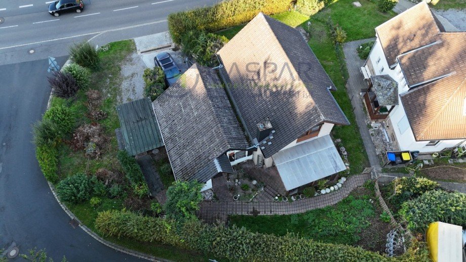 Luftaufnahme Hinterbereich Einfamilienhaus Heimbach / Hasenfeld