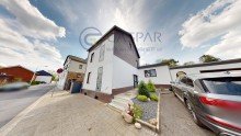 Au�enansicht In diesem Haus mit gro�en Garten in Berzbuir l�sst es sich gut leben