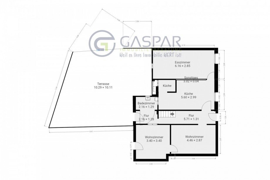 Grundriss EG Zweifamilienhaus D�ren