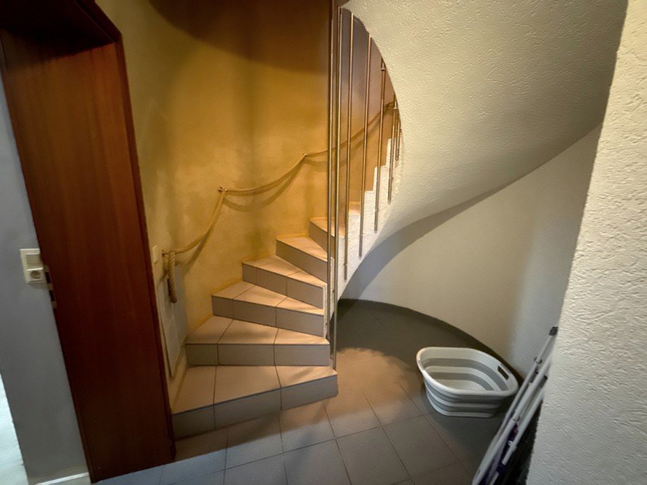Wendeltreppe im Innenbereich Einfamilienhaus Langerwehe
