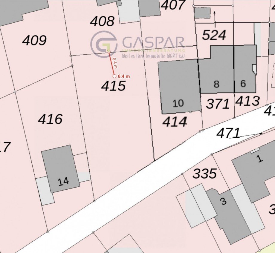 Ca Meter bis zur Hecke Wohngrundst�ck Langerwehe / Schlich