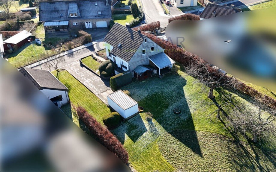 Drohnenaufnahmen Garten Einfamilienhaus Nideggen / Schmidt