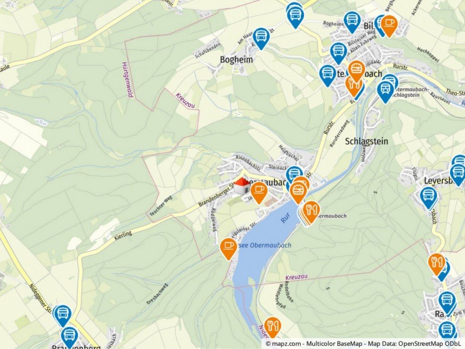 Umgebung Infrastruktur Einfamilienhaus Kreuzau / Obermaubach