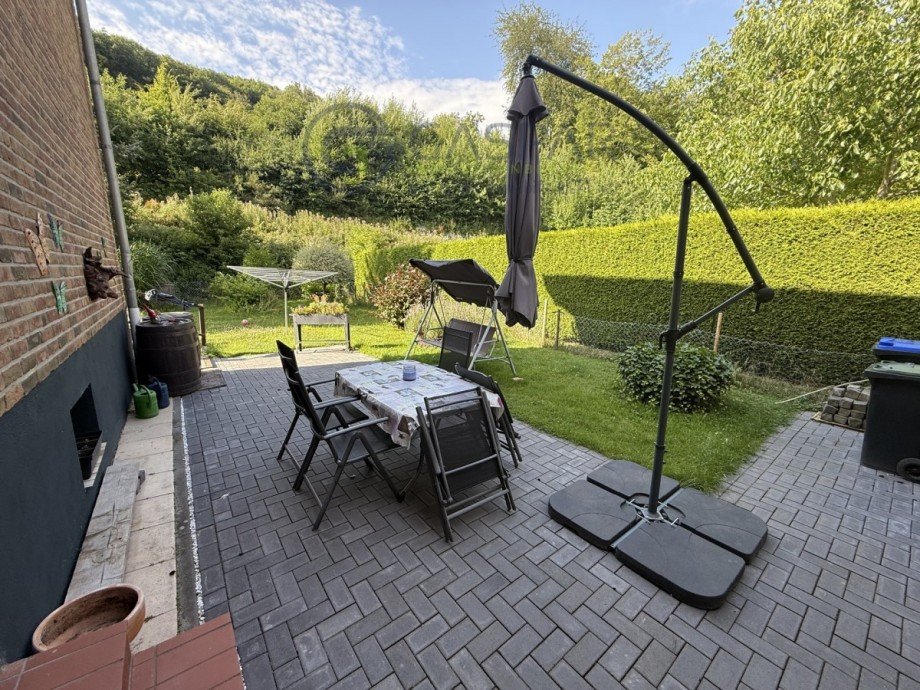 Terrasse Doppelhaush�lfte Heimbach
