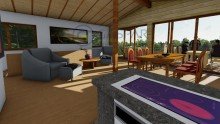 Wohnbereich Neubau Einfamilienhaus in einmaliger Lage von Obermaubach