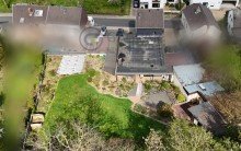 Gartenansicht Drohne In diesem Haus mit gro�en Garten in Berzbuir l�sst es sich gut leben