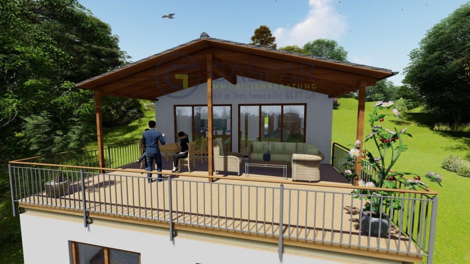 Terrasse-s�d Einfamilienhaus Kreuzau / Obermaubach