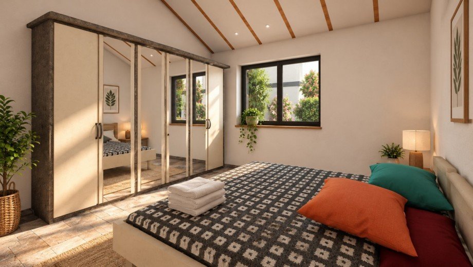 Schlafzimmer Bungalow N�rvenich