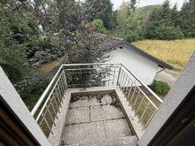 Balkon Doppelhaush�lfte zum wohlf�hlen zur Miete in Heimbach - Hasenfeld