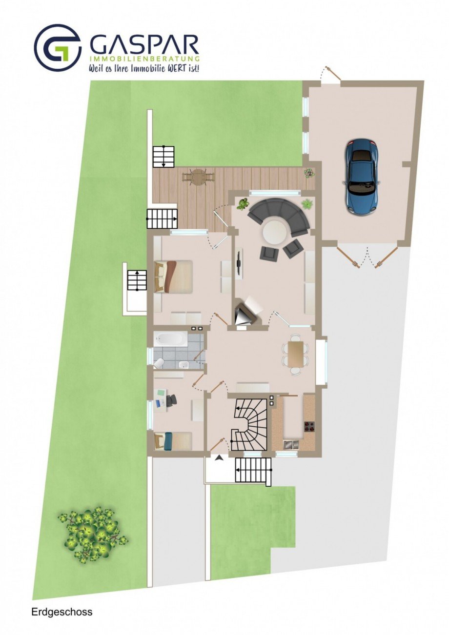 Grundriss EG Zweifamilienhaus Swisttal / Morenhoven