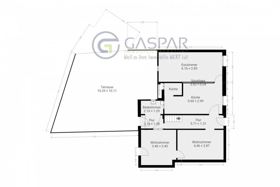 Grundriss EG Zweifamilienhaus D�ren