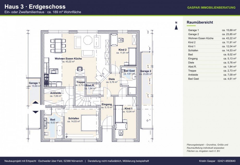 Grundriss Zweifamilienhaus N�rvenich
