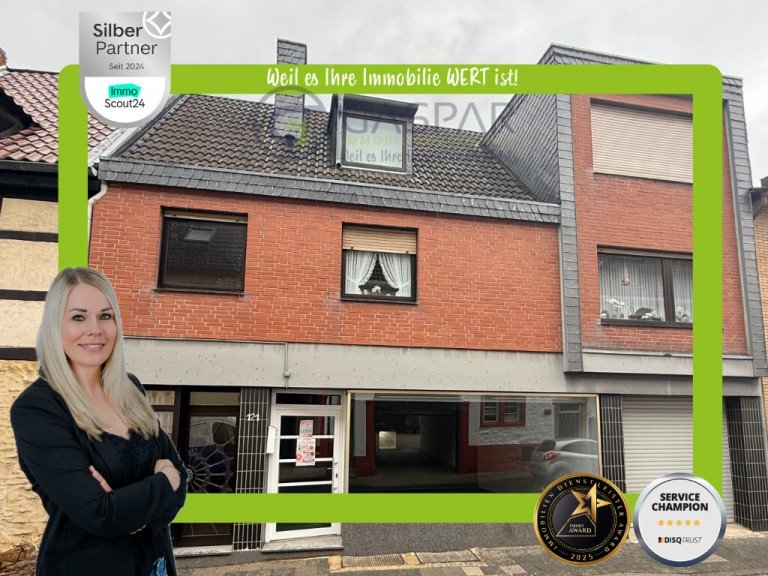 Zweifamilienhaus mit Gewerbe in D�ren kaufen D�ren Haus Mehrfamilienhaus mit Gewerbeeinheit in Lendersdorf f�r viele M�glichkeiten