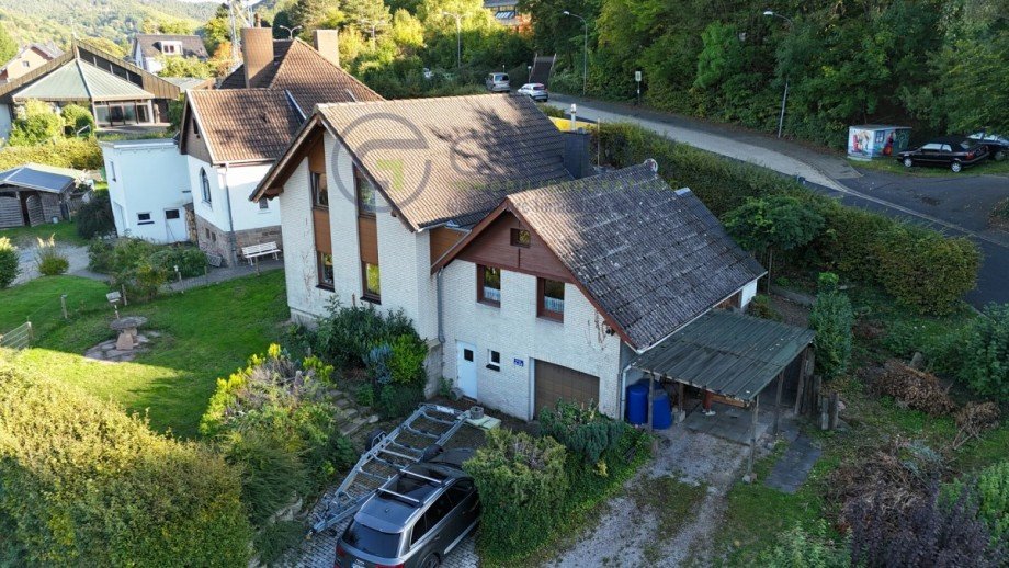 Luftaufnahme Seite Einfamilienhaus Heimbach / Hasenfeld