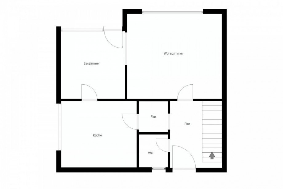 Grundriss EG Doppelhaush�lfte Kreuzau