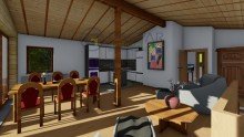 Wohnbereich Neubau Einfamilienhaus in einmaliger Lage von Obermaubach