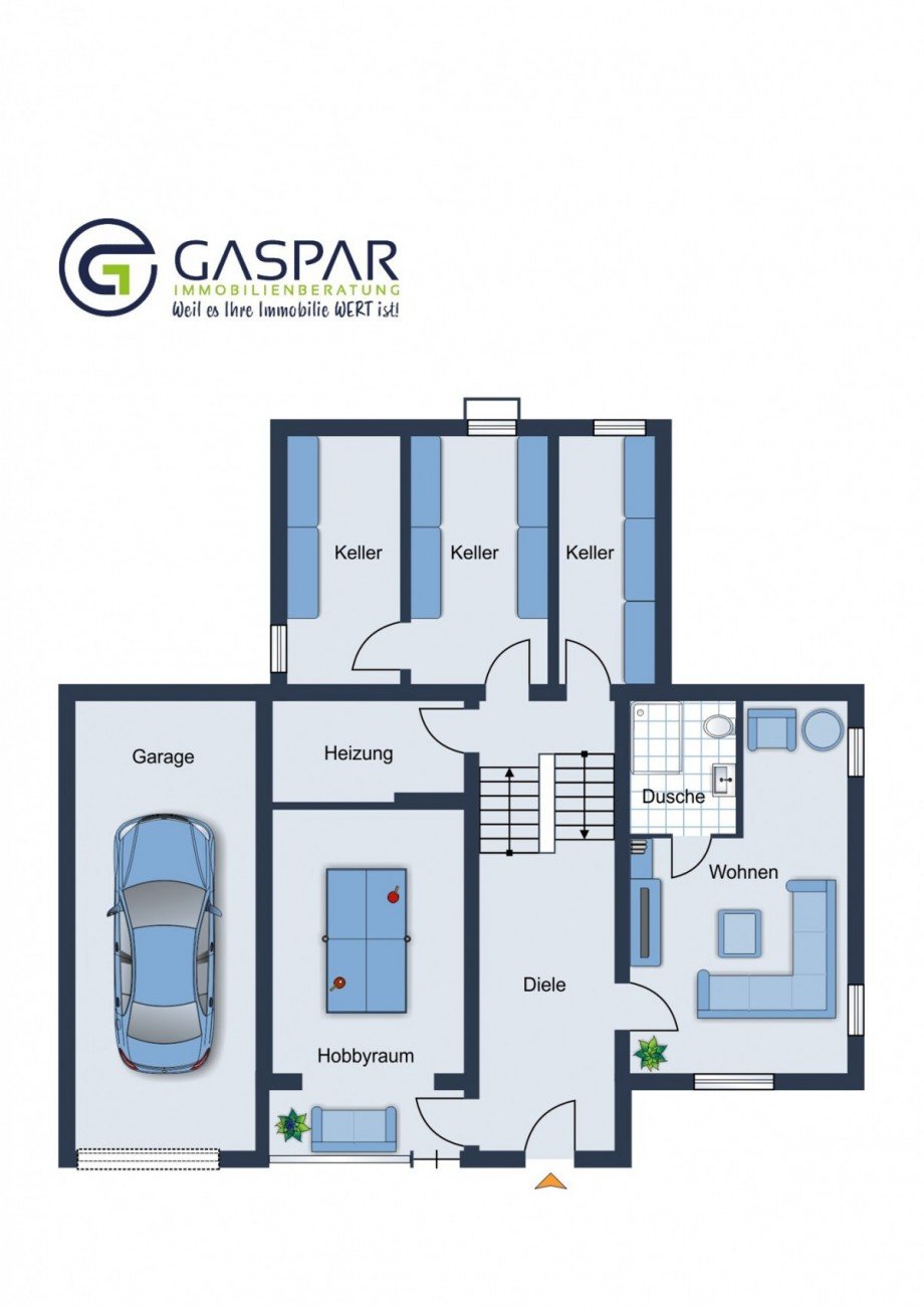 Grundriss EG Einfamilienhaus Kreuzau