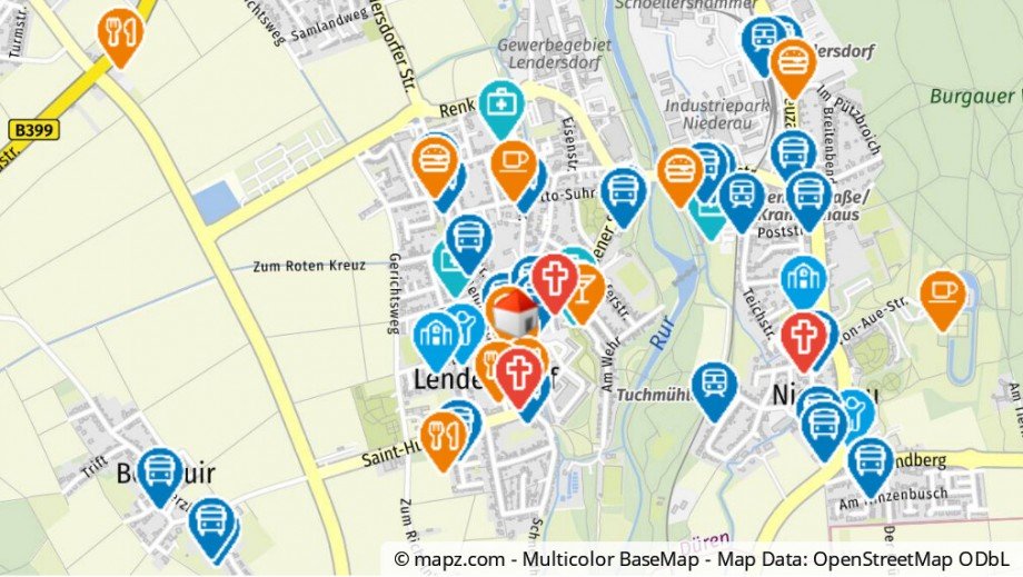 Karte und Lage Haus D�ren