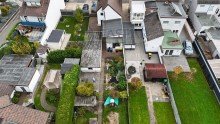 Luftaufnahme Gartenseite Vielseitiges Familiendomizil in Kreuzau-Winden mit sonnigem S�dgarten