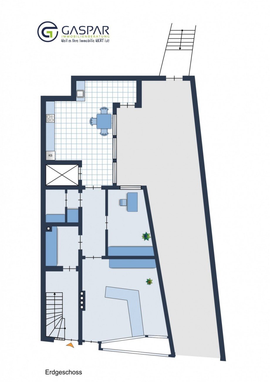 Grundriss Gewerbe EG Haus D�ren