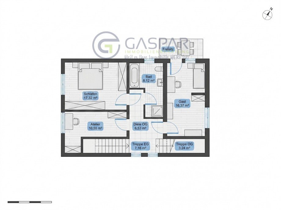 Grundriss EG Einfamilienhaus Kreuzau / Obermaubach