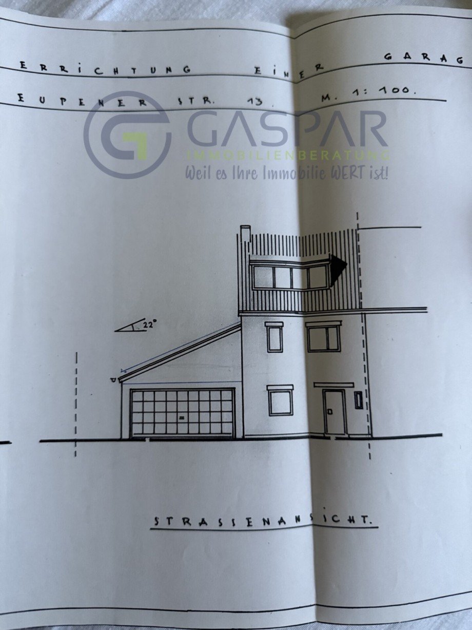 Baugenehmigung Garage Reihenendhaus D�ren
