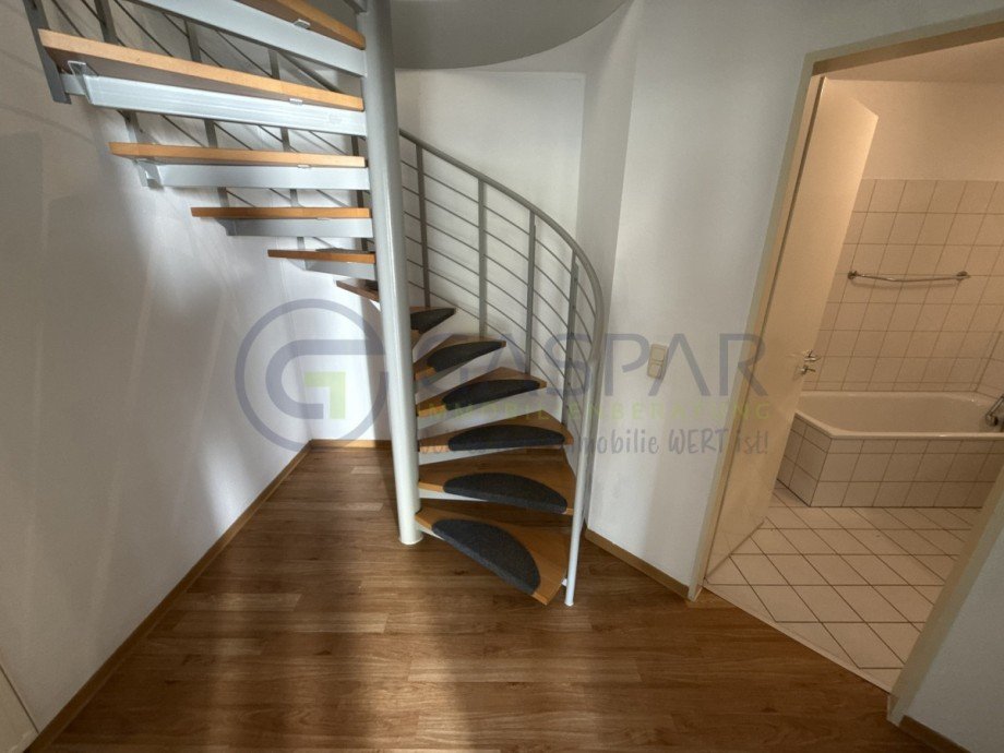 Wendeltreppe zu EG Maisonettewohnung Aachen