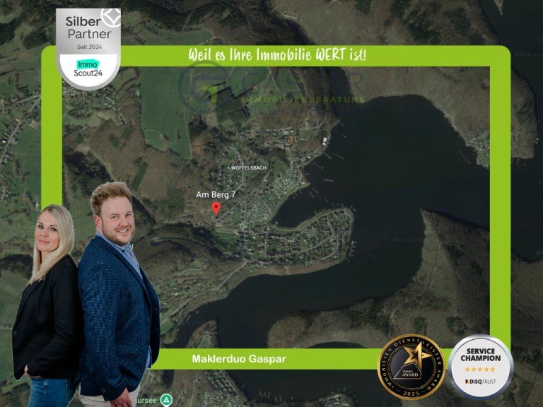 Baugrundst�ck am Rursee Simmerath / Woffelsbach Wohngrundst�ck Grundst�ck mit Blick auf den Rursee in Woffelsbach