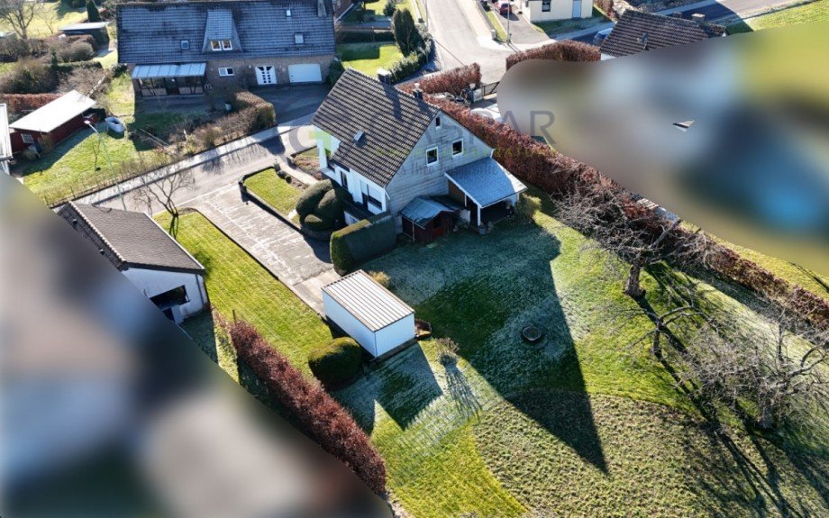 Drohnenaufnahmen Garten Einfamilienhaus Nideggen / Schmidt