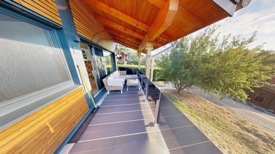 Balkon mit Sitzecke Einfamilienhaus Kreuzau