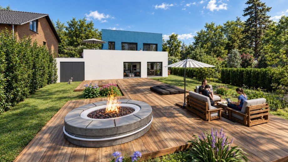 Garten Zweifamilienhaus N�rvenich