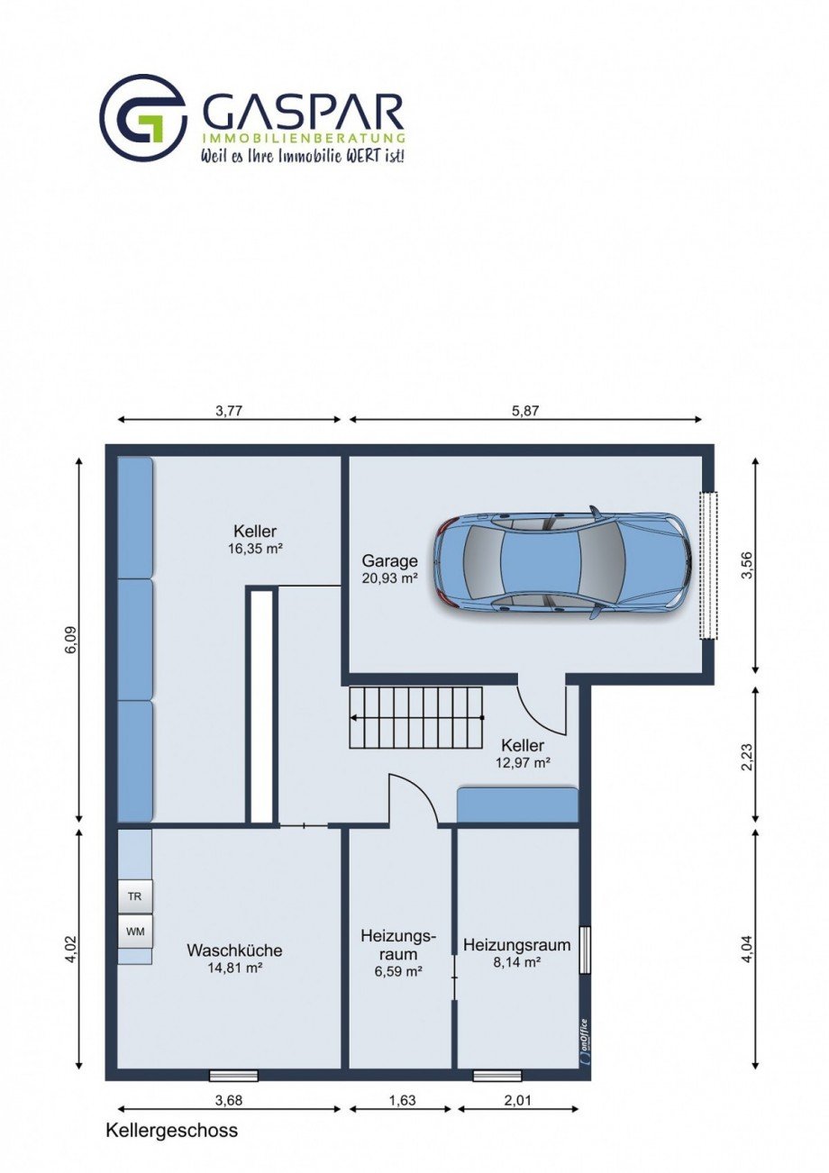 Grundriss Keller Einfamilienhaus Nideggen / Schmidt