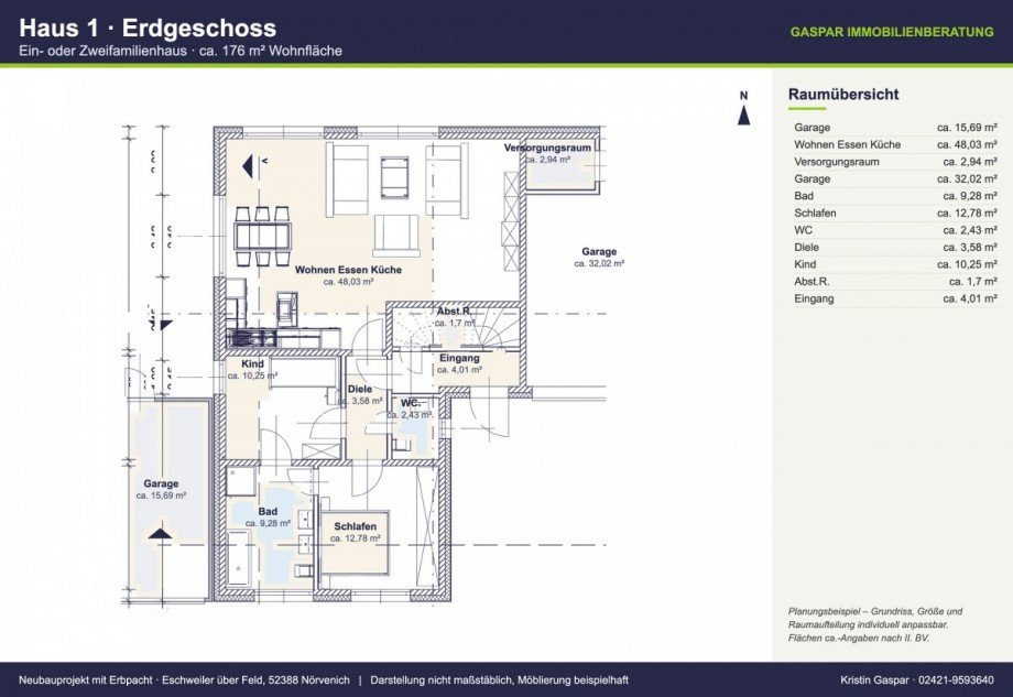 Grundriss Zweifamilienhaus N�rvenich
