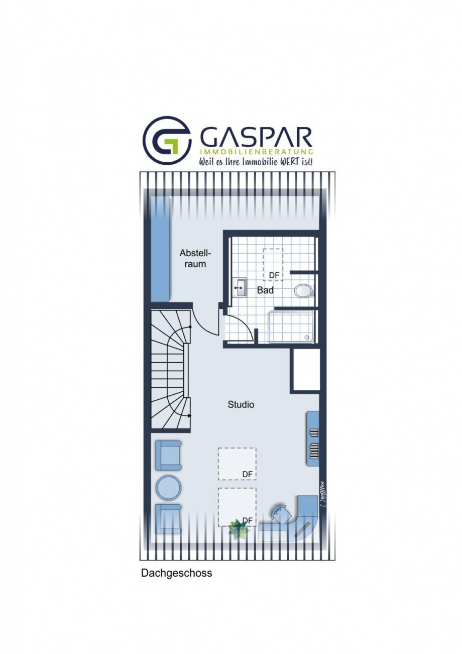 Grundriss DG Reihenmittelhaus D�ren