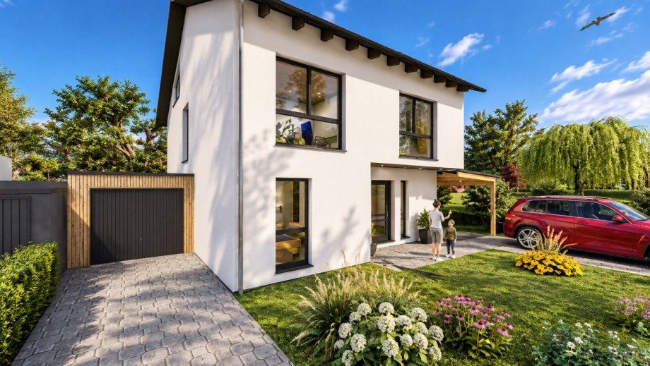 Au�enansicht Zweifamilienhaus N�rvenich