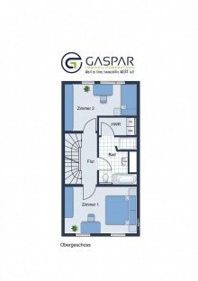 Grundriss OG Wohnen im Energieeffizienten Einfamilienhaus im Klima Park D�ren