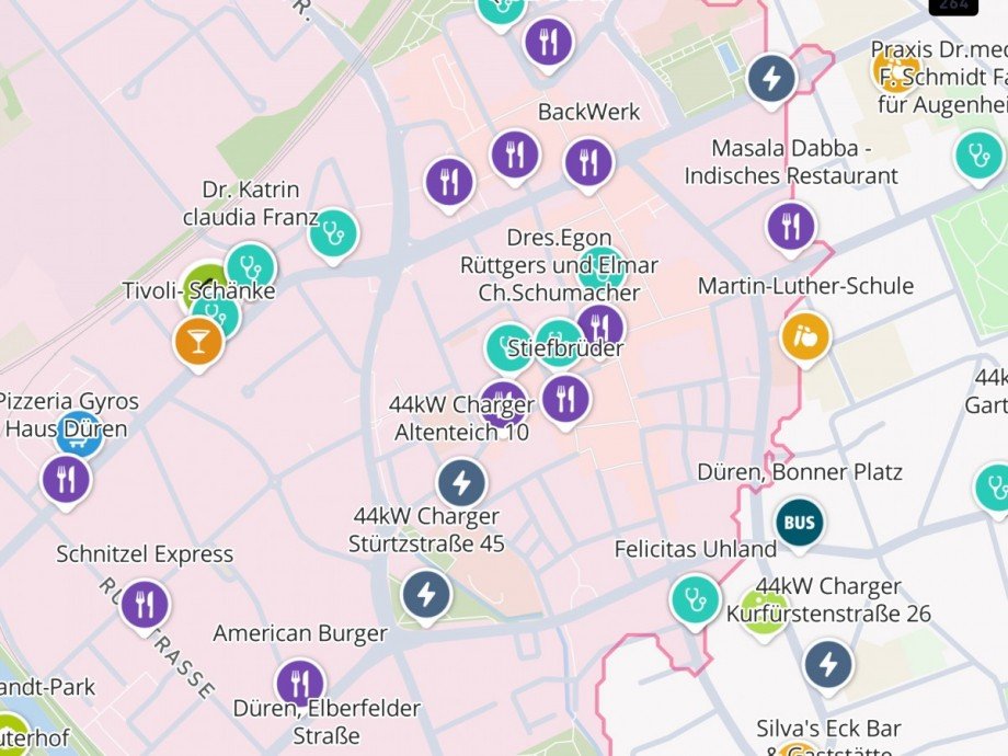 Lageplan Mehrfamilienhaus D�ren