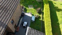 Terrasse In diesem Mietshaus in Heimbach l�sst es sich gut LEBEN