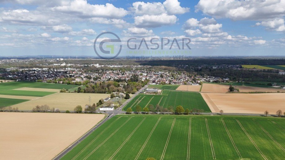 Drohnenaufnahme Umgebung Berzbuir Einfamilienhaus D�ren