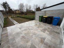 Terrasse und Gartenbereich Modernes Reihenmittelhaus in D�ren mit Garten und KfW 45 Standard